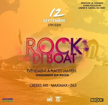 La soirée du 12 septembre 2021 à Toulouse “Rock Di Boat”
